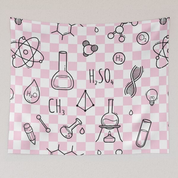Item preview, Science Plaid Seamless Pattern | Science Lover Geek Gift designed and sold by OrangeMG.