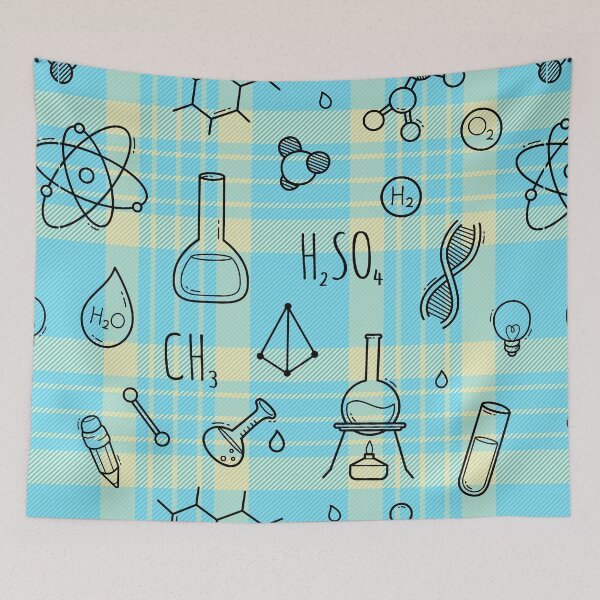 Item preview, Science Plaid Seamless Pattern | Science Lover Geek Gift designed and sold by OrangeMG.