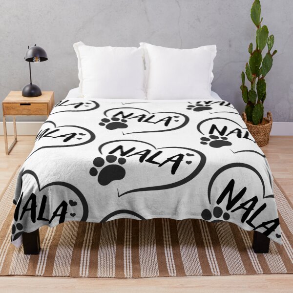 Item preview, Nala pet dog or cat name in a heart with a paw, great gift for dog or cat owners designed and sold by OCS1337.
