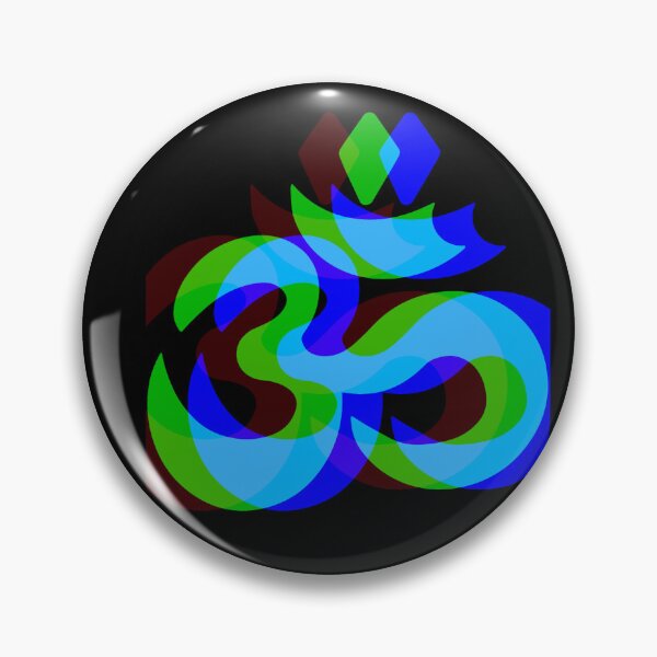 Item preview, Om (Aum) Super Bold Blue designed and sold by AnimaliaStar.