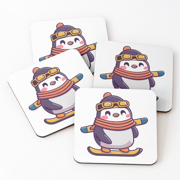 Item preview, Kawaii Penguin Sliding designed and sold by JessArty ⭐⭐⭐⭐⭐.