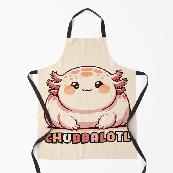 Item preview, Fat Axolotl Chubbalotl: Cute Pink Kawaii Axolotl puns designed and sold by ColorAlotl.