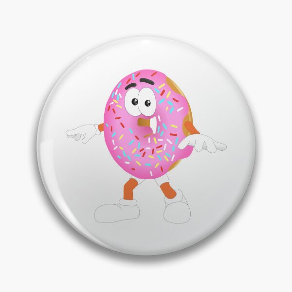 Item preview, Dashing Donut Dunkin Mascot designed and sold by Zack's Snacks.