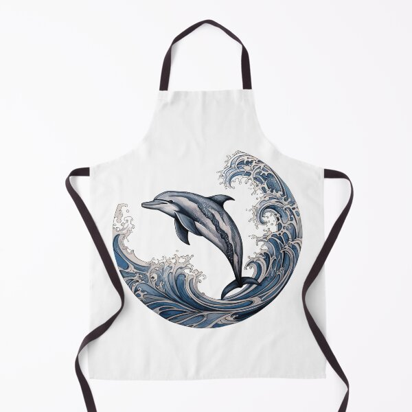 Item preview, Zentangle leaping dolphin designed and sold by TheOosh.