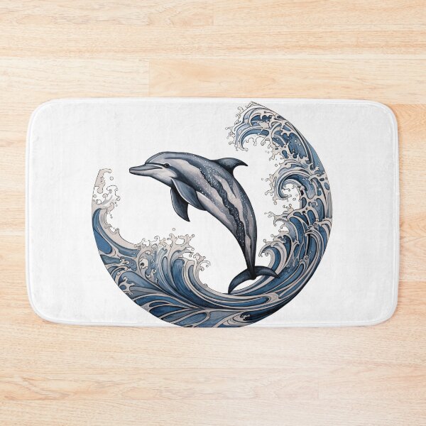 Item preview, Zentangle leaping dolphin designed and sold by TheOosh.