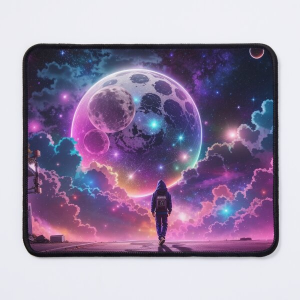 Item preview, Neon City Walk: Cosmic Moonlight designed and sold by ZION-E-Store.