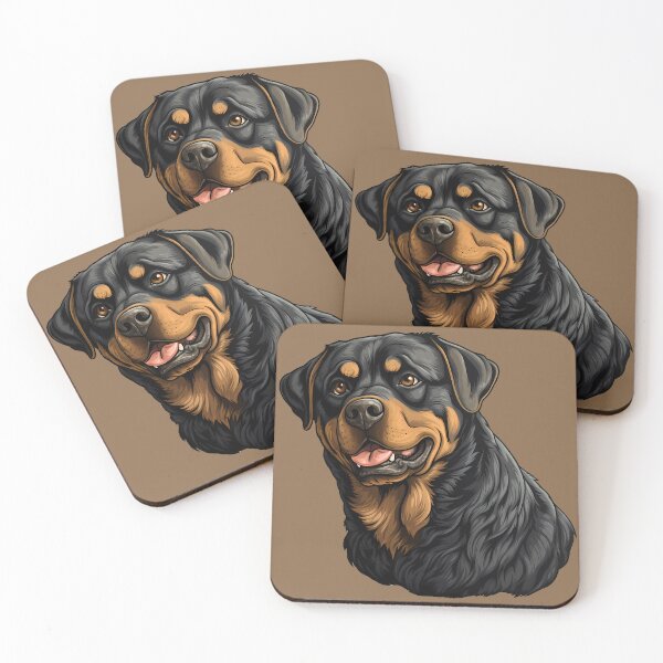 Item preview, Rottweiler Puppy Dog Portrait Drawing  designed and sold by meganohm.