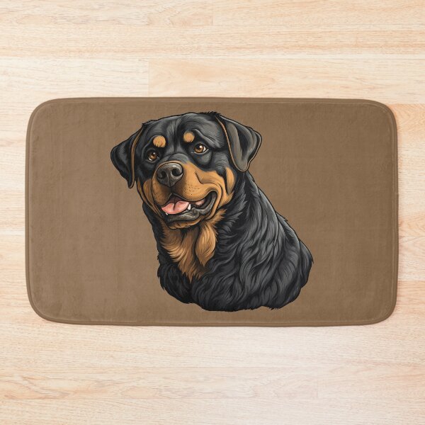 Item preview, Rottweiler Puppy Dog Portrait Drawing  designed and sold by meganohm.