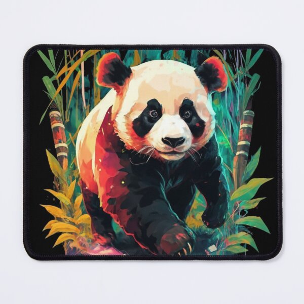 Item preview, Colorful Panda In The Bamboo Forest designed and sold by PixelRealm.