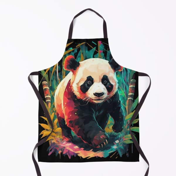 Item preview, Colorful Panda In The Bamboo Forest designed and sold by PixelRealm.