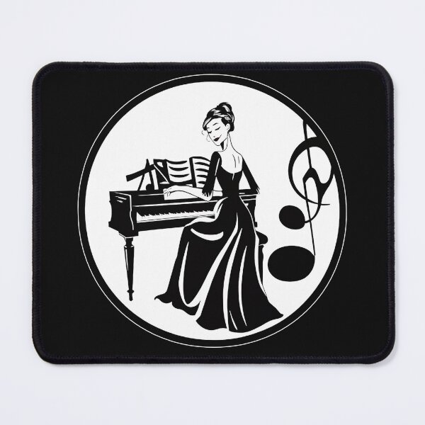 Item preview, classical pianist designed and sold by NotesForMusic.