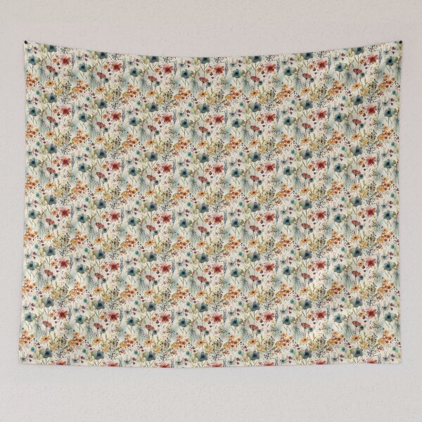 Item preview, watercolor wildflowers designed and sold by RavenWrangler.