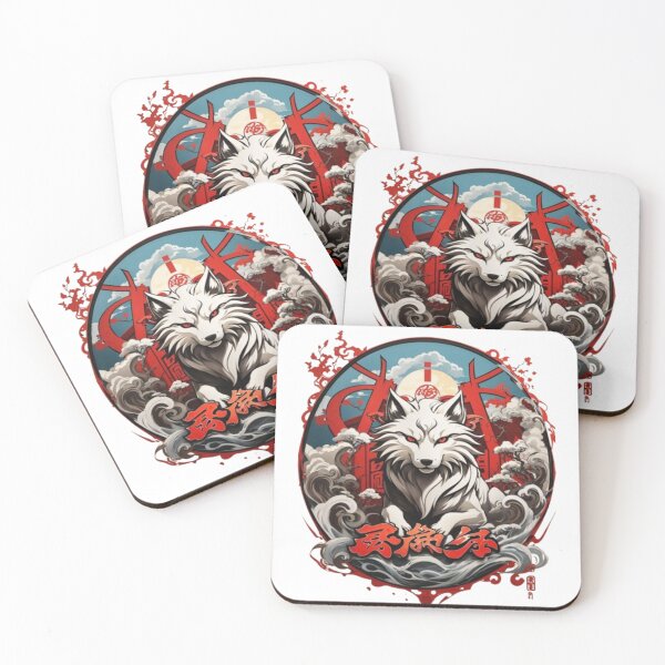 Item preview, Samurai wolf designed and sold by ZAKE-store.