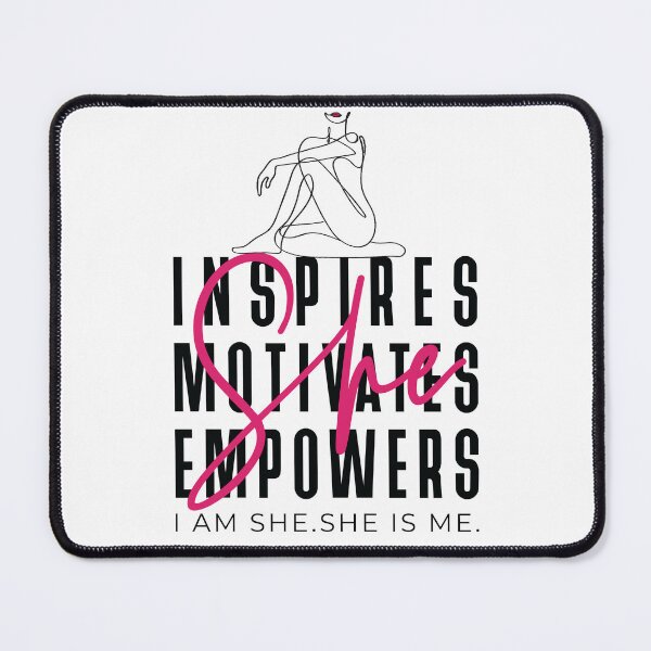 Item preview, She Inspires - Inspirational, empowering, affirmative designed and sold by JaniceO Art of Digital.