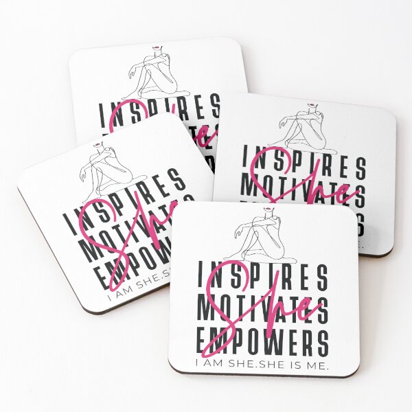 Item preview, She Inspires - Inspirational, empowering, affirmative designed and sold by JaniceO Art of Digital.