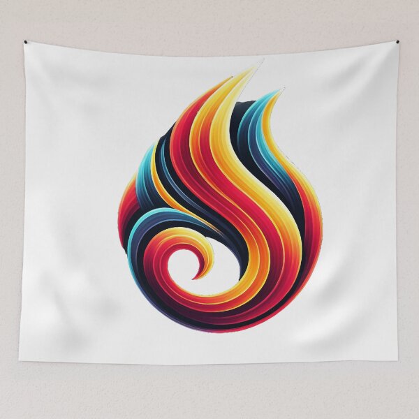 Item preview, Mesmerizing Hypnotic Logo Design – Artistic Graphic Prints designed and sold by The-Library.