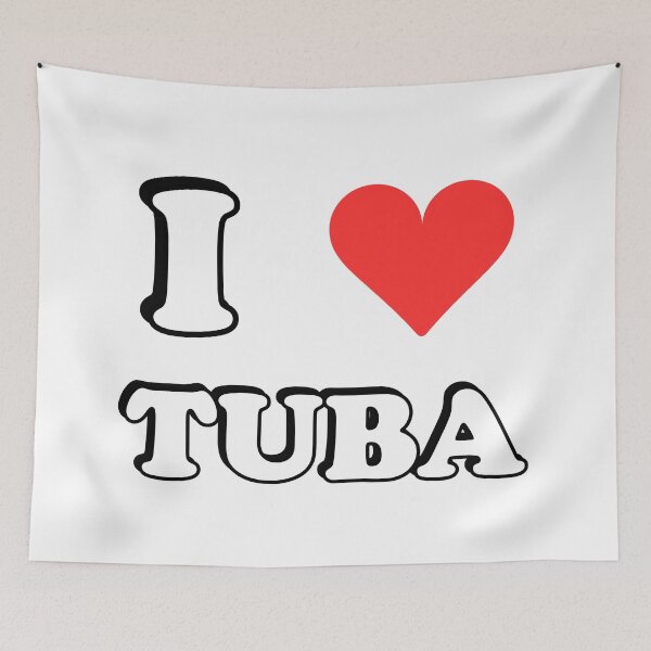 Item preview, I love tuba - tuba girl designed and sold by Inspirationmotivation.