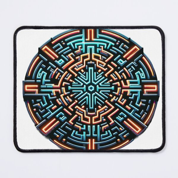 Item preview, Mesmerizing Hypnotic Logo Design – Artistic Graphic Prints designed and sold by The-Library.