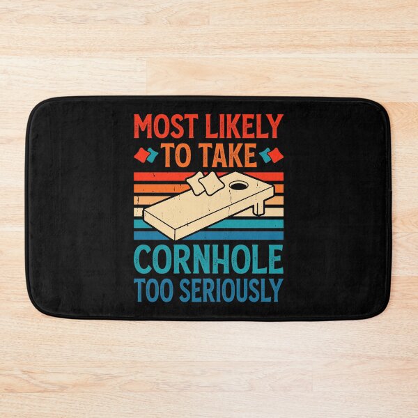 Item preview, Most Likely To Take Cornhole Too Seriously Retro Design - Baggo Bean Bag Toss Game - Funny Cornhole Player Vintage designed and sold by naworas.