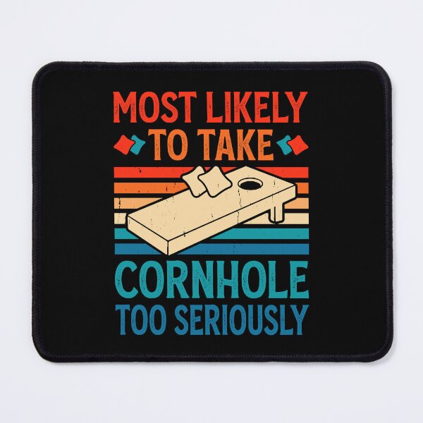 Item preview, Most Likely To Take Cornhole Too Seriously Retro Design - Baggo Bean Bag Toss Game - Funny Cornhole Player Vintage designed and sold by naworas.