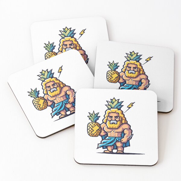 Item preview, Zeus, God of thunder and pineapples | Pixel Art  designed and sold by CircinusStore.