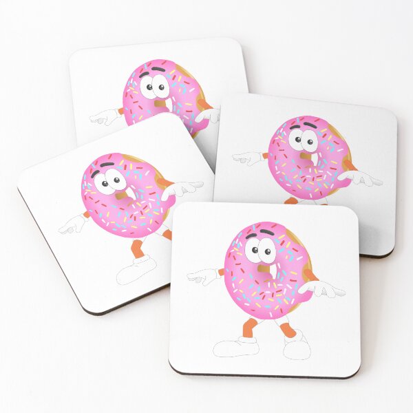 Item preview, Dashing Donut Dunkin Mascot designed and sold by Zack's Snacks.