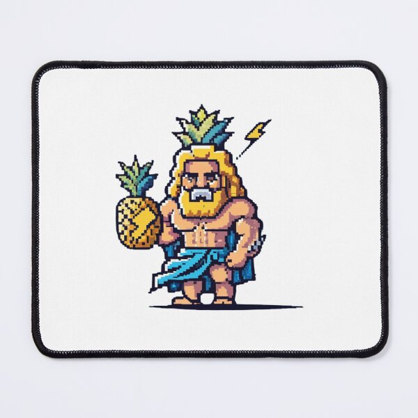 Item preview, Zeus, God of thunder and pineapples | Pixel Art designed and sold by CircinusStore.