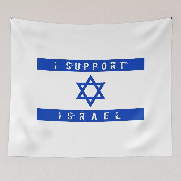 Item preview, I Support Israel Flag Art designed and sold by AJ  Liber.