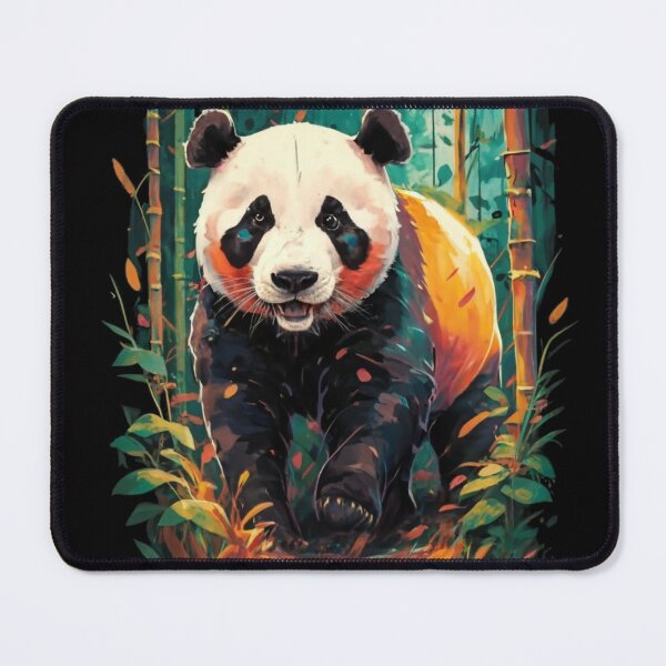 Item preview, Colorful Panda In The Bamboo Forest designed and sold by PixelRealm.