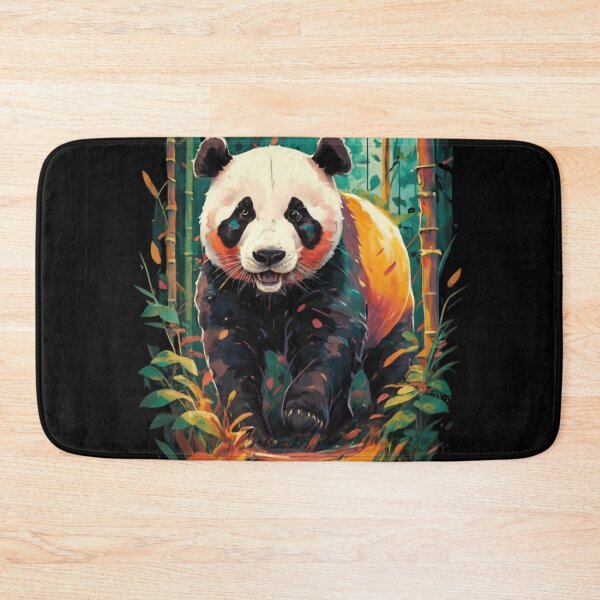 Item preview, Colorful Panda In The Bamboo Forest designed and sold by PixelRealm.
