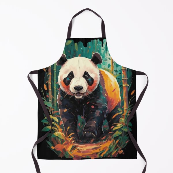 Item preview, Colorful Panda In The Bamboo Forest designed and sold by PixelRealm.