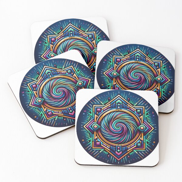 Item preview, Mesmerizing Hypnotic Logo Design – Artistic Graphic Prints designed and sold by The-Library.