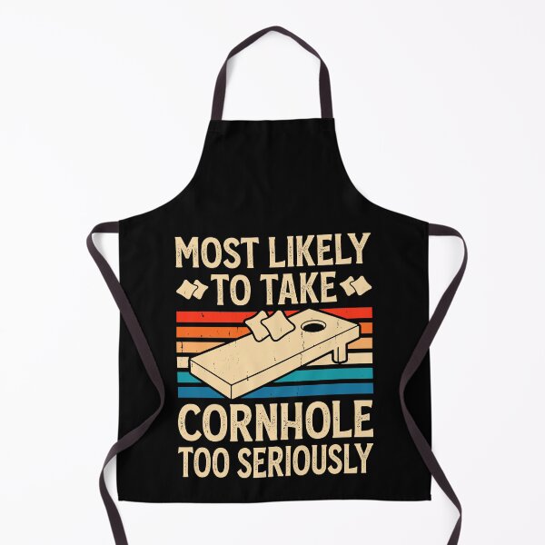 Item preview, Most Likely To Take Cornhole Too Seriously Retro Design - Baggo Bean Bag Toss Game - Funny Cornhole Player Vintage designed and sold by naworas.