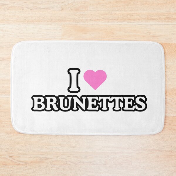 Item preview, I Love Brunettes designed and sold by lilacance.