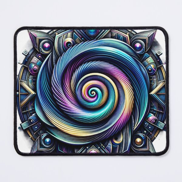 Item preview, Mesmerizing Hypnotic Logo Design – Artistic Graphic Prints designed and sold by The-Library.