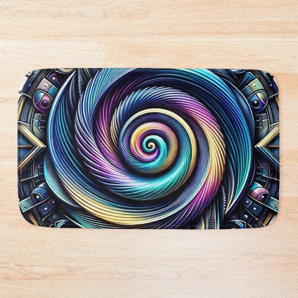 Item preview, Mesmerizing Hypnotic Logo Design – Artistic Graphic Prints designed and sold by The-Library.