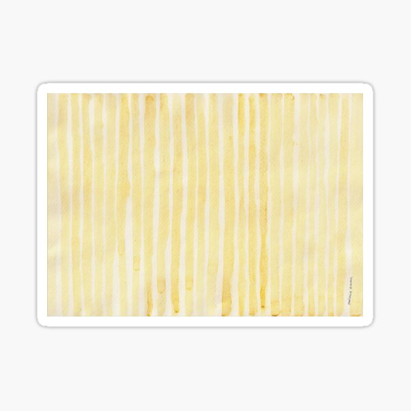SAFFRON'S STRIPE Sticker