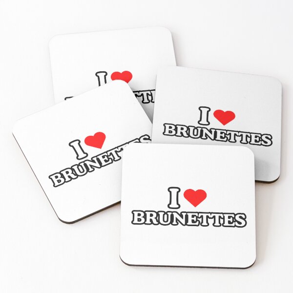 Item preview, I Love Brunettes designed and sold by lilacance.