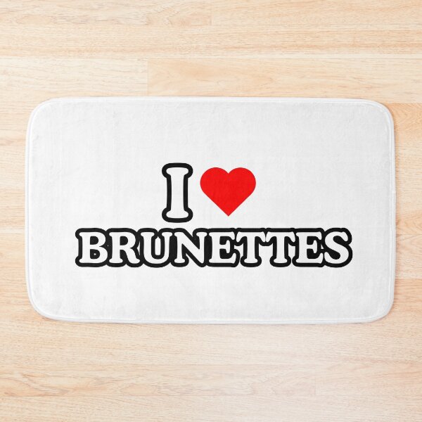 Item preview, I Love Brunettes designed and sold by lilacance.