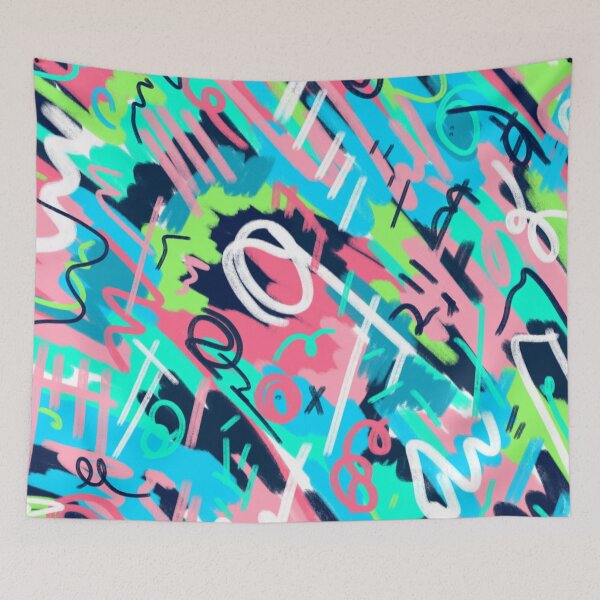 Item preview, Funky Abstract Art in Bold Color designed and sold by DanielleGensler.