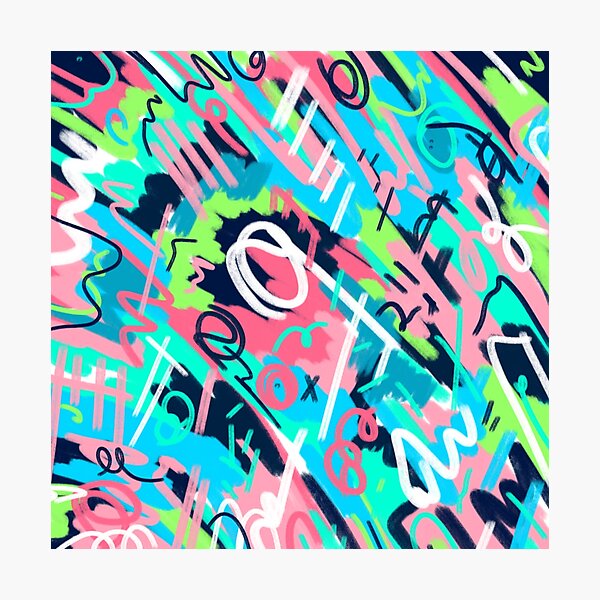 Item preview, Funky Abstract Art in Bold Color designed and sold by DanielleGensler.