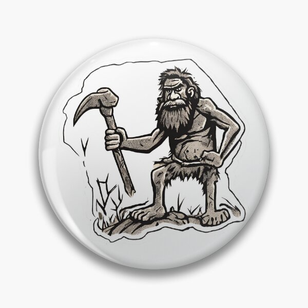 Item preview, The Caveman neanderthal designed and sold by StudioARTHUR.