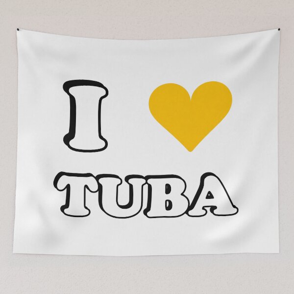 Item preview, I love tuba - tuba girl designed and sold by Inspirationmotivation.