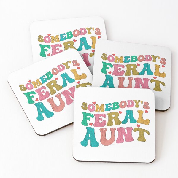 Item preview, Somebody's Feral Aunt Funny Sister Mothers Day Groovy Cool Aunts Club Funny Auntie Women designed and sold by BestTee4You.