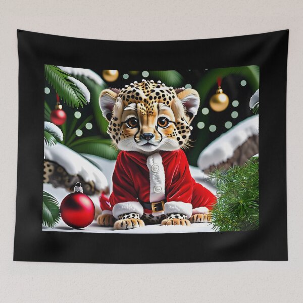 Item preview, Santa Baby Cheetah designed and sold by Randy Turnbow.