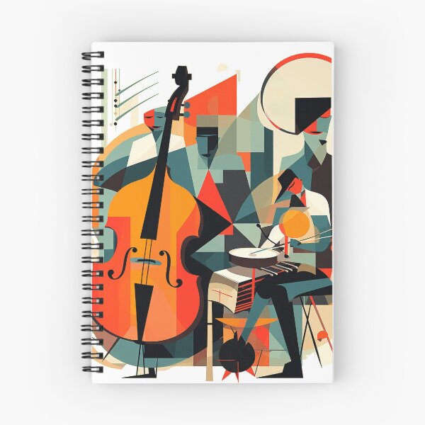 Item preview, Abstract musician playing jazz designed and sold by RalNix.