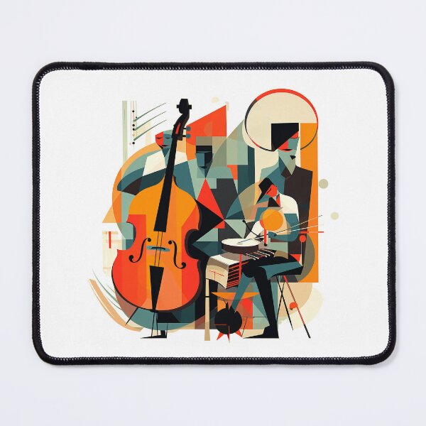 Item preview, Abstract musician playing jazz designed and sold by RalNix.
