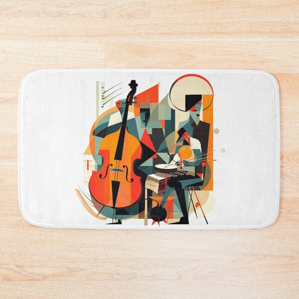 Item preview, Abstract musician playing jazz designed and sold by RalNix.