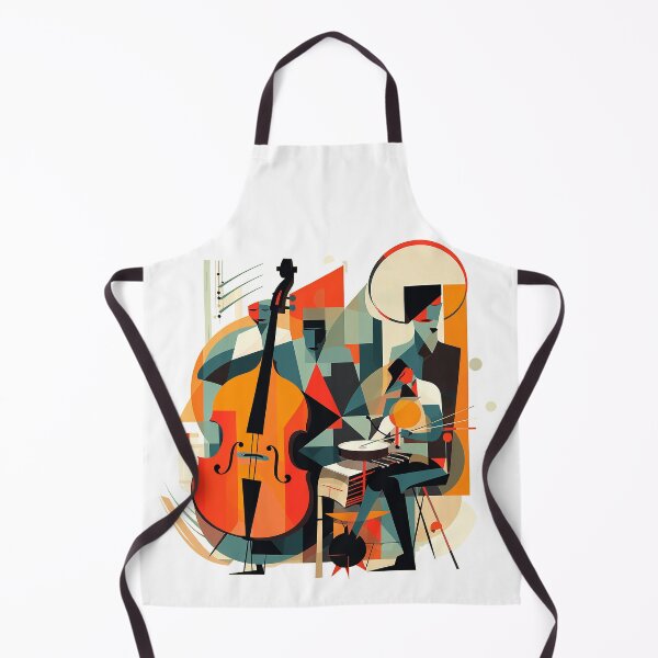 Item preview, Abstract musician playing jazz designed and sold by RalNix.