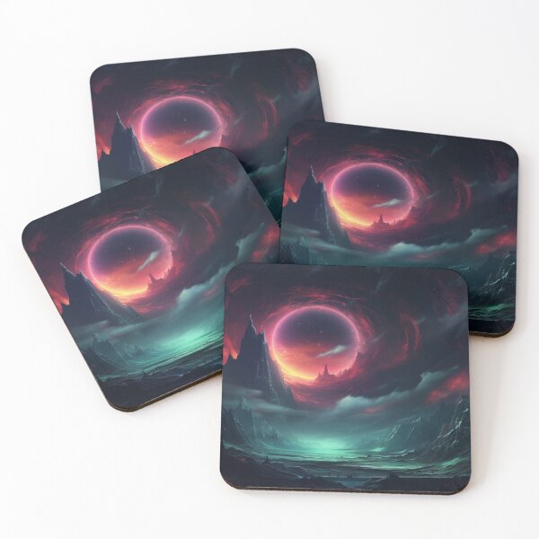 Item preview, Dark Fantasy Landscape - Black Hole Radiation designed and sold by Fantasy Masterpiece.